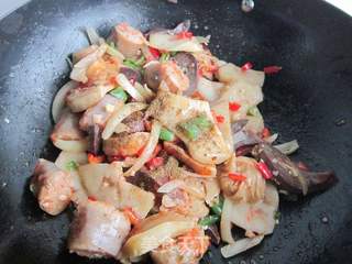 爆炒面肺子——新疆味道的做法步骤:12