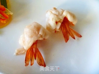 [明虾配青芥甜辣酱】在家做西餐的做法步骤：6