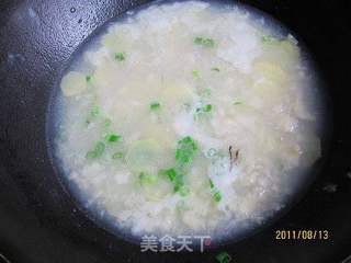 土豆疙瘩汤的做法步骤:7