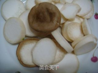 杏鲍菇炒咸肉的做法步骤：1