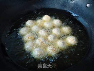红薯糯米小丸子的做法步骤:10