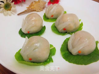 玉兔水晶虾饺皇-----美味很简单的做法步骤:16
