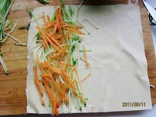 莲花酱肉丝的做法步骤:6