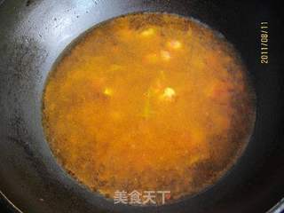 西红柿鲜虾疙瘩汤的做法步骤:3