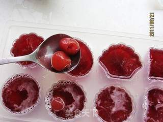 樱桃果肉果冻的做法步骤:4