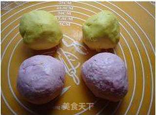 自制彩条年糕的做法步骤:6