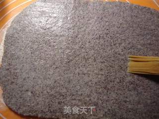 黑米刀切馒头的做法步骤:7