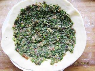 茴香薄肉饼的做法步骤:5