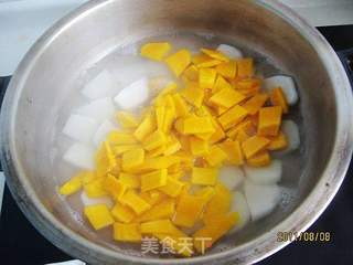 南瓜红枣蜜年糕的做法步骤:4
