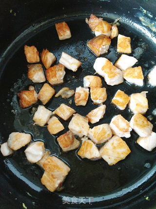 茄盅三文鱼炒饭的做法步骤:6
