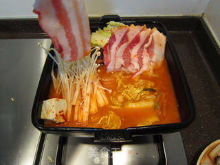 韩风辣味豚肉锅的做法步骤:17