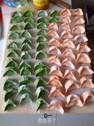 营养好看的五彩饺子的做法步骤:10