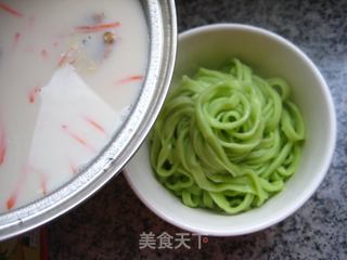 养生豆浆翡翠面的做法步骤：18