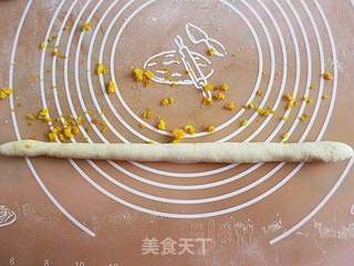 橙香甜味面包条的做法步骤:8