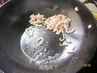 三丝炒粉皮的做法步骤:3