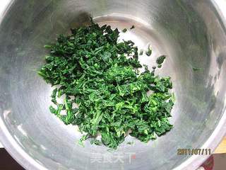 玉米芹菜叶烙饼的做法步骤:2