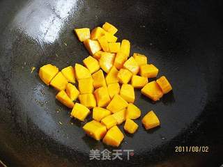 火龙果南瓜船的做法步骤:3