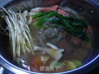 原汁鸭血番茄火锅的做法步骤:8
