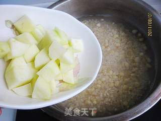 苹果玉米南瓜炒米粥的做法步骤:4
