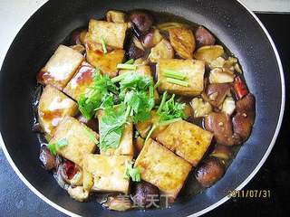 蚝油香菇豆腐的做法步骤:7
