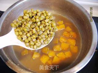 绿豆南瓜粥的做法步骤:4