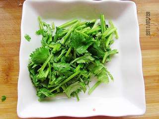 香菜茄子的做法步骤:3