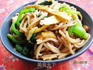 苋菜汁炸酱面的做法步骤:8