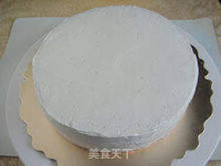 【巧克力水果蛋糕】--- 充满爱之味的生日蛋糕(附裱花步骤)的做法步骤:11