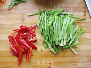 芹菜丝炒豆丝的做法步骤:3