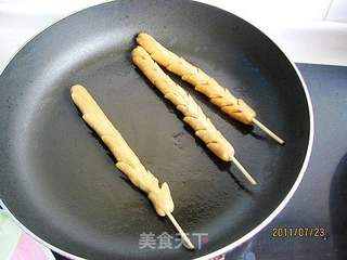香煎鸡肉肠的做法步骤:4