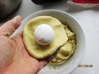 红薯裹汤圆的做法步骤:4