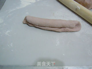 紫薯奶香辫子包的做法步骤:16