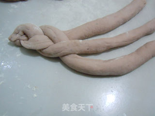 紫薯奶香辫子包的做法步骤:18