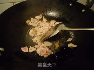 手撕包菜炒肉片的做法步骤:6