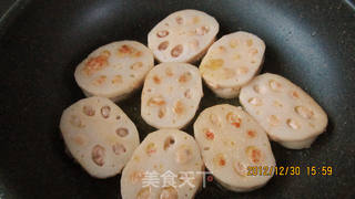 香煎藕饼的做法步骤:14