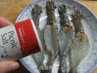 薯泥芝士焗对虾的做法步骤:5
