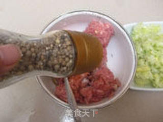 葱香羊肉饺子的做法步骤:7