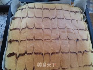 肉松蛋糕卷的做法步骤:9