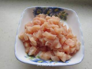 山药炒鸡丁的做法步骤:5