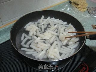 韩式辣炒年糕的做法步骤:5