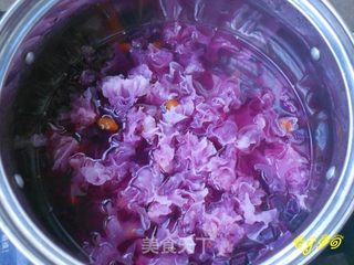 紫薯银耳糖水的做法步骤:7