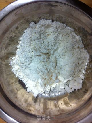 酥到掉渣的肉松玉米酥饼的做法步骤:2