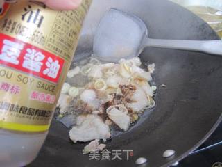 菜花炒肉的做法步骤：7