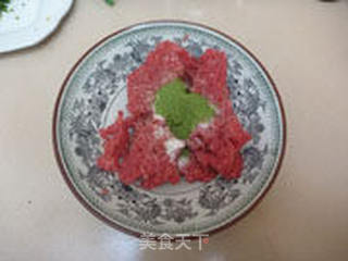 香菜牛肉丸子的做法步骤:5