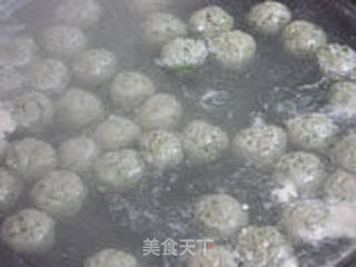 香菜牛肉丸子的做法步骤:14