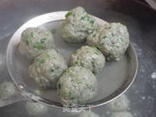 香菜牛肉丸子的做法步骤:15