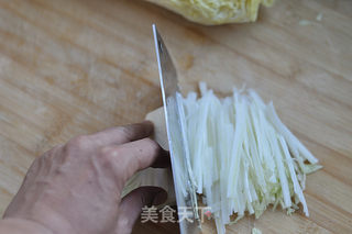 醋溜白菜的做法步骤:3