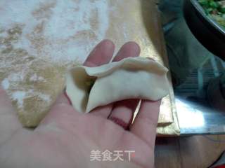 大肚韭菜猪肉水饺的做法步骤:7