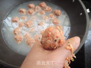 纯手工猪肉丸的做法步骤:7