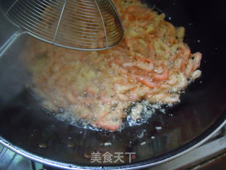 香辣蛋酥虾的做法步骤:7